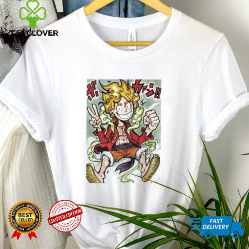 Funny Gear 5 Luffy Design Art T Shirt