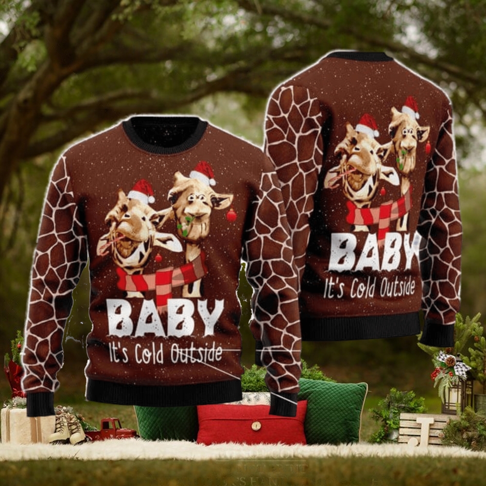 Funny Giraffe Ugly Christmas Sweater AOP All Over Printed Sweater Funny Giraffe Ugly Christmas Sweater AOP All Over Printed Sweater
