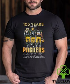 Funny Green Bay Packers 105 Years Thanks You For The Memories 2024 T Shirt