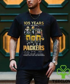 Funny Green Bay Packers 105 Years Thanks You For The Memories 2024 T Shirt 3 Funny Green Bay Packers 105 Years Thanks You For The Memories 2024 T Shirt