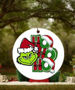 Funny Grinch Hohoho Christmas Ornaments
