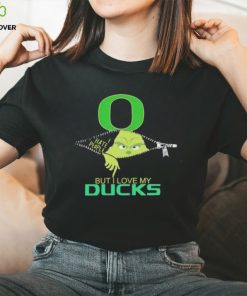 Funny Grinch I Hate People But I Love My Oregon Ducks T Shirt