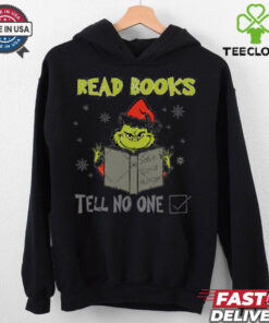 Funny Grinch Read Books Christmas shirt