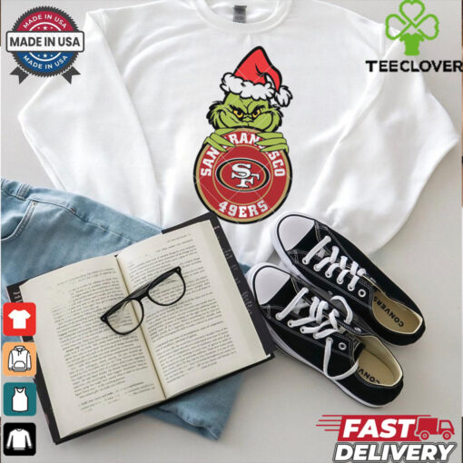 Funny Grinch San Francisco 49ers Logo shirt