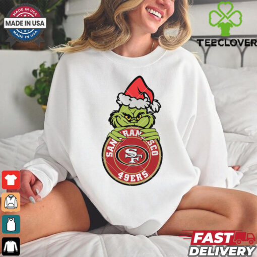 Funny Grinch San Francisco 49ers Logo shirt
