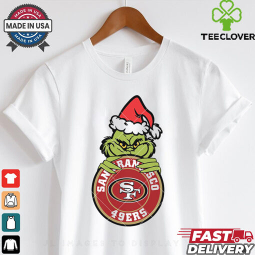 Funny Grinch San Francisco 49ers Logo shirt