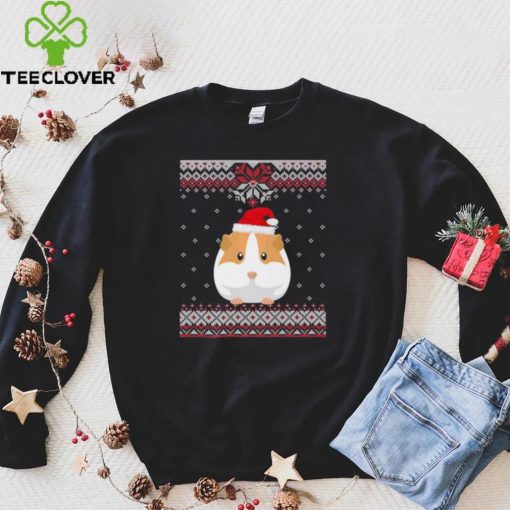 Funny Guinea Pig Christmas Ugly Sweater Guinea Pig Lovers Shirt