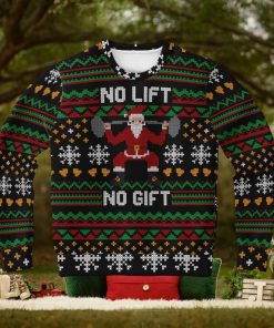 Funny Gym Lifting Christmas Sweatshirt, Ugly Christmas Sweater
