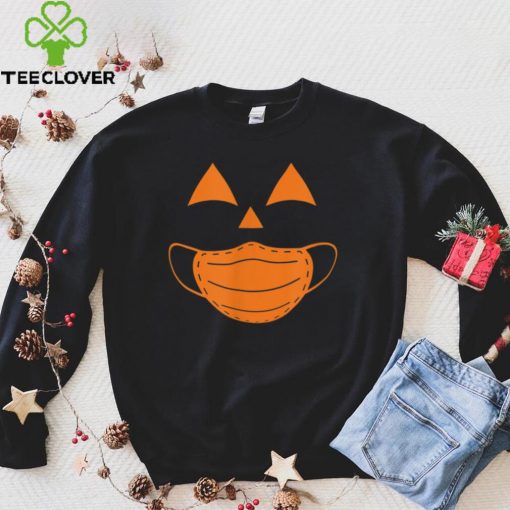 Funny Halloween Pumpkin 2020 Face Mask Jackolantern T Shirt