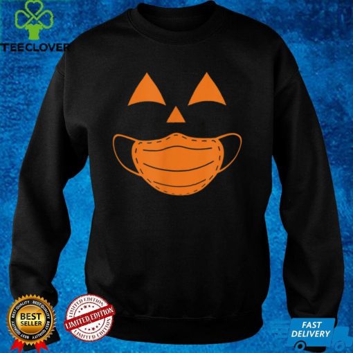 Funny Halloween Pumpkin 2020 Face Mask Jackolantern T Shirt