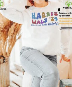 Funny Harris Walz weird and kinda wonderful 2024 Groovy T Shirt 1 Funny Harris Walz weird and kinda wonderful 2024 Groovy T Shirt