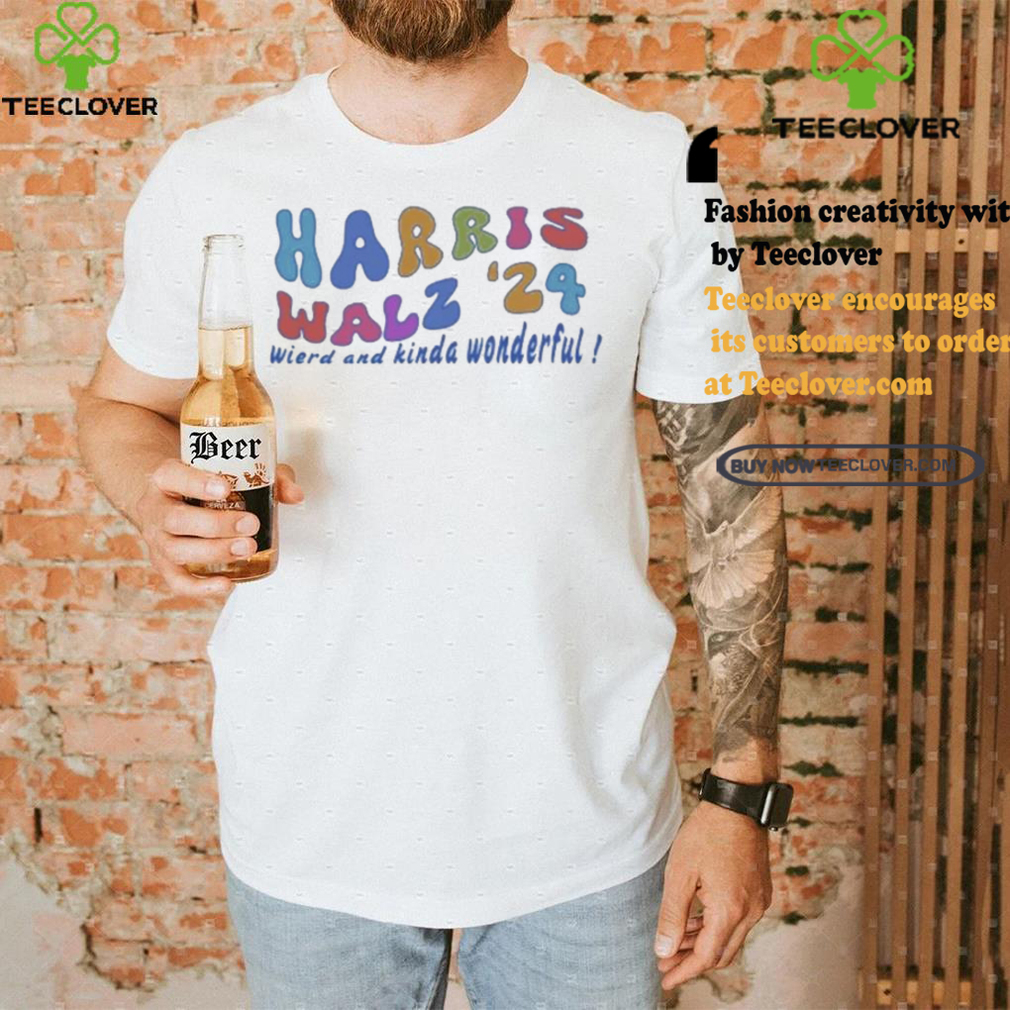 Funny Harris Walz weird and kinda wonderful 2024 Groovy T Shirt Funny Harris Walz weird and kinda wonderful 2024 Groovy T Shirt