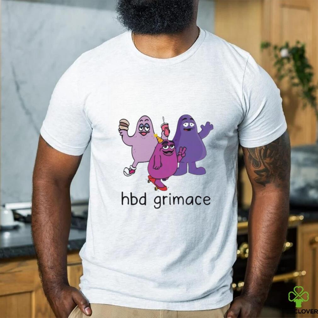 Funny Hbd Grimace Grimace Meme Shirt Funny Hbd Grimace Grimace Meme Shirt