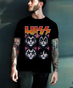 Funny Hiss Cat Band T Shirt Rock And Roll Cats Parody hoodie, sweater, longsleeve, shirt v-neck, t-shirt