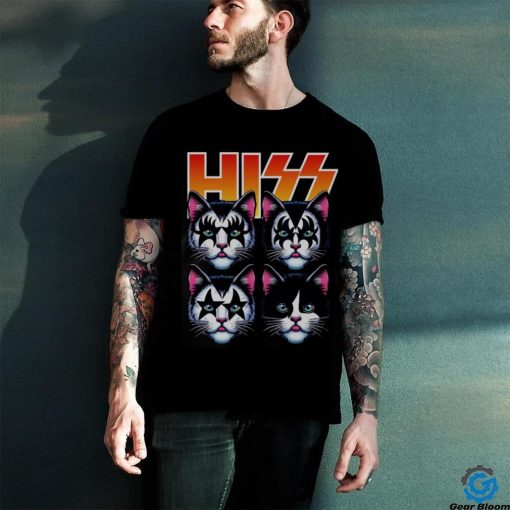 Funny Hiss Cat Band T Shirt Rock And Roll Cats Parody hoodie, sweater, longsleeve, shirt v-neck, t-shirt