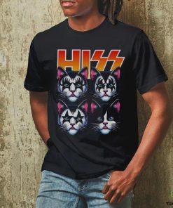 Funny Hiss Cat Band T Shirt Rock And Roll Cats Parody hoodie, sweater, longsleeve, shirt v-neck, t-shirt