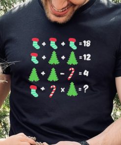 Funny Ho Ho Ho HO3 Math Teacher Santa Hat Christmas Pajamas Shirt