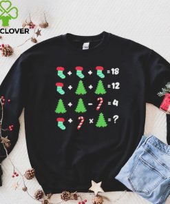 Funny Ho Ho Ho HO3 Math Teacher Santa Hat Christmas Pajamas Shirt