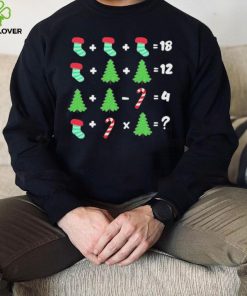Funny Ho Ho Ho HO3 Math Teacher Santa Hat Christmas Pajamas Shirt