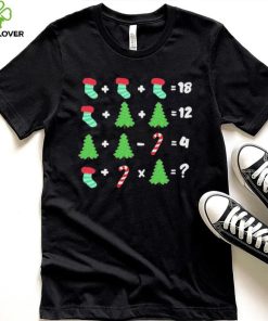 Funny Ho Ho Ho HO3 Math Teacher Santa Hat Christmas Pajamas Shirt