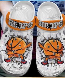 Funny Hoops Basketball Balls Crocs