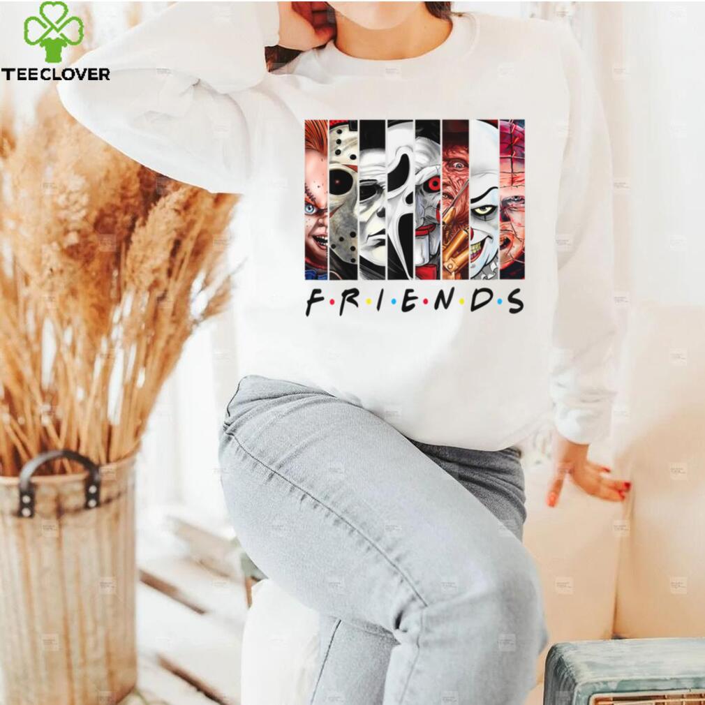 Funny Horror Friends Scary Movies Halloween T Shirt