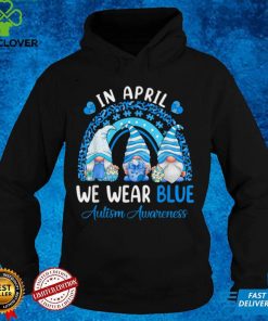 Funny In April We Wear Blue For Autism Rainbow Trendy Gnomes T Shirt 1 Funny In April We Wear Blue For Autism Rainbow Trendy Gnomes T Shirt