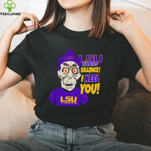 Funny Jeff Dunham LSU Tigers Haters Silence shirt
