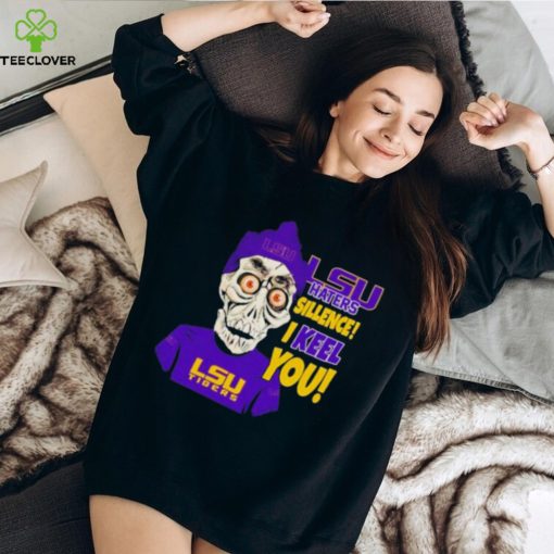 Funny Jeff Dunham LSU Tigers Haters Silence shirt