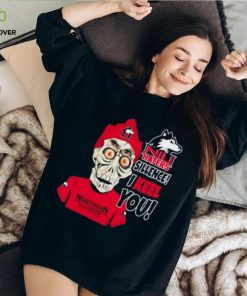 Funny Jeff Dunham northern illinois huskies haters silence I keel you shirt