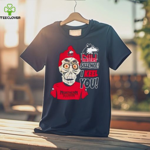 Funny Jeff Dunham northern illinois huskies haters silence I keel you shirt