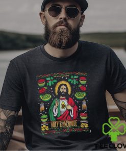 Funny Jesus Holy Guacamole Avocado Christmas T Shirt