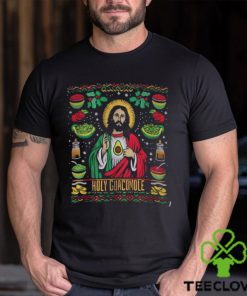 Funny Jesus Holy Guacamole Avocado Christmas T Shirt