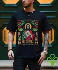 Funny Jesus Holy Guacamole Avocado Christmas T Shirt