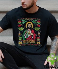Funny Jesus Holy Guacamole Avocado Christmas T Shirt