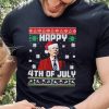 OMG Santa I Know Him Wood background Elf Christmas Shirt
