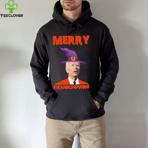 Funny Joe Biden Merry Thanksgiving Confused Shirt