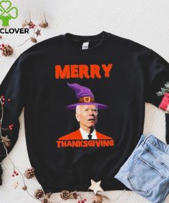 Funny Joe Biden Merry Thanksgiving Confused Shirt
