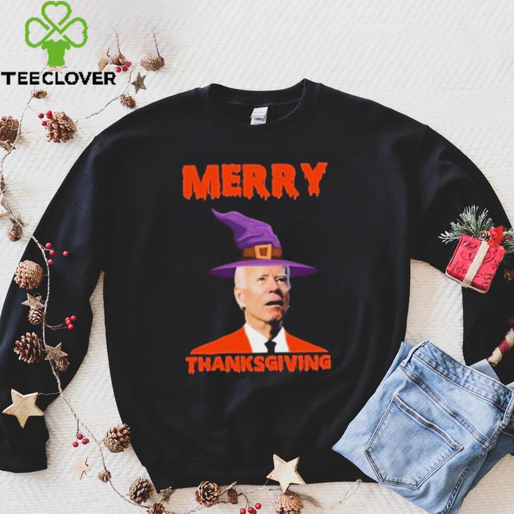 Funny Joe Biden Merry Thanksgiving Confused Shirt Funny Joe Biden Merry Thanksgiving Confused Shirt