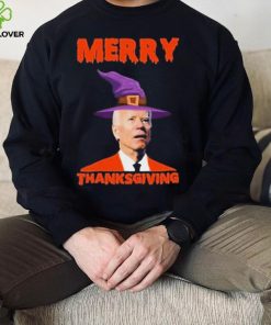 Funny Joe Biden Merry Thanksgiving Confused Shirt