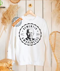 Funny Joe biden dementia awareness est 2024 shirt