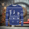 Floral Pattern Los Angeles Dodgers Ugly Christmas Sweater