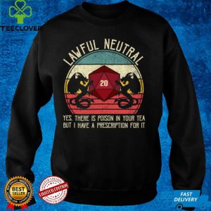 Funny Lawful Neutral Alignment Dragon D20 Tabletop Gamer Sweatshirt