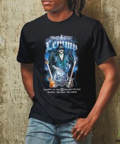 Funny Lemmy December 24, 1945 December 2015 The Man The Myth The Legend Shirt