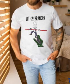 Funny Let’s Go Brandon Anti Biden With Crocodile T shirt