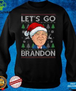 Funny Lets Go Trump Brandon Ugly Christmas Sweater T Shirt hoodie, sweat hoodie, sweater, longsleeve, shirt v-neck, t-shirt