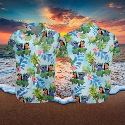 Funny Lilo And Stitch Hawaiian Shirt Disney Lovers Gift