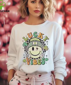 Funny Lucky Vibes Smiley Face hoodie, sweater, longsleeve, shirt v-neck, t-shirt