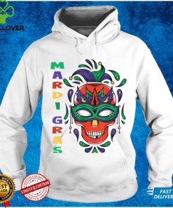 Funny Mardi Gras Skull Carnival Costume T Shirt