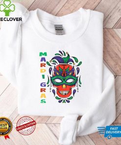 Funny Mardi Gras Skull Carnival Costume T Shirt